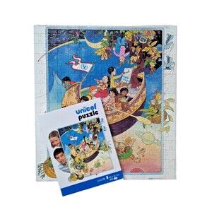 Vintage Unicef Puzzle The World's Children Code 7700 208 Pieces RARE HTF 43x47cm